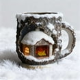 thumbnail image 6 of Tuvgenk Coffee Cups 12 Oz Christmas Mugs Cappuccino Cup, Latte Cup Resin Reusable, 6 of 9