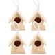 thumbnail image 2 of Decoración de jardín, 4 cajas nido de madera para pájaros para exteriores, casa de madera para pájaros, uso práctico, 2 of 12