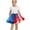 Blue, variant on TFEOQRY Kids Girls Tulle Tutu Dress Toddler Baby Cute Independence Day Star Net Yarn Princess Skirt Bow Hairpin Suit Blue