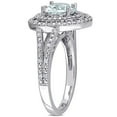 thumbnail image 3 of Everly Women's Aquamarine 10k White Gold Ring, 3 of 8