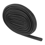 Fiberglass Heat Wire Shield Sleeve Heat High Temp Shield Adjustable 10ft 8mm 3/16" Black for Car Wire Loom Protection