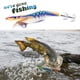 thumbnail image 3 of 14cm 20g Señuelos de pesca de camarones de madera luminosa Cebo Wobbler artificial (2), 3 of 8