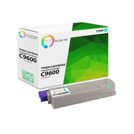 TCT C9600 Cyan Toner Cartridge - Premium Compatible Replacement for Okidata 42918903 Cyan