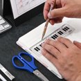 thumbnail image 3 of 1 Pcs 15cm Black White Musical Notes Piano Transparent Straight Rulers Drawing Measuring Ruler Children's Student Stationery 1Pcs, 3 of 6