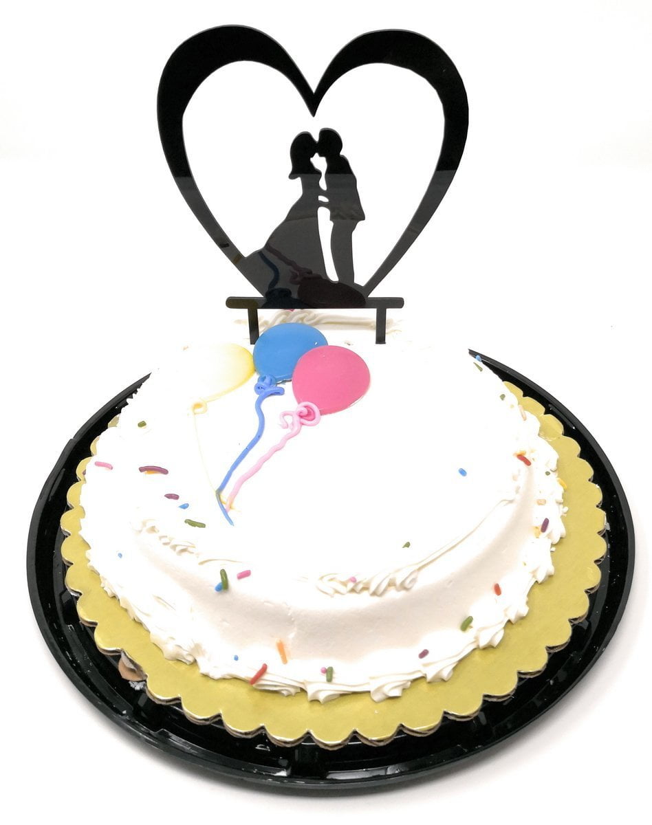 Mr & Mrs New York City Black acrylic Wedding,anniversary cake topper decorations