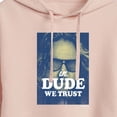 thumbnail image 3 of The Big Lebowski - In Dude We Trust - Juniors Cropped Pullover Hoodie, 3 of 5