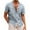 Light Blue Palm Leaf, variant on HAOMEILI Men's Hawaiian Shirt Short Sleeve Floral Button Down Shirts Tropical Holiday Beach Shirts