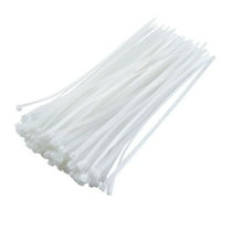 Cable Ties under $5! Yannianjz Nylon Cable Ties, 100pcs Zip Ties, White Cable Ties, Heavy Duty Wire Ties, Weather Resistant Cable Ties for Home Office Industrial