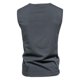 thumbnail image 4 of Men's Wide Shoulder Vest Collar Sleeveless T-Shirt Men's Vest Solid Color Bottom T-Shirt 2XL, 4 of 6