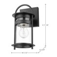 thumbnail image 7 of Nuvo Lighting - Bracer - 1 Light Outdoor Small Wall Lantern In Vintage Modern, 7 of 7