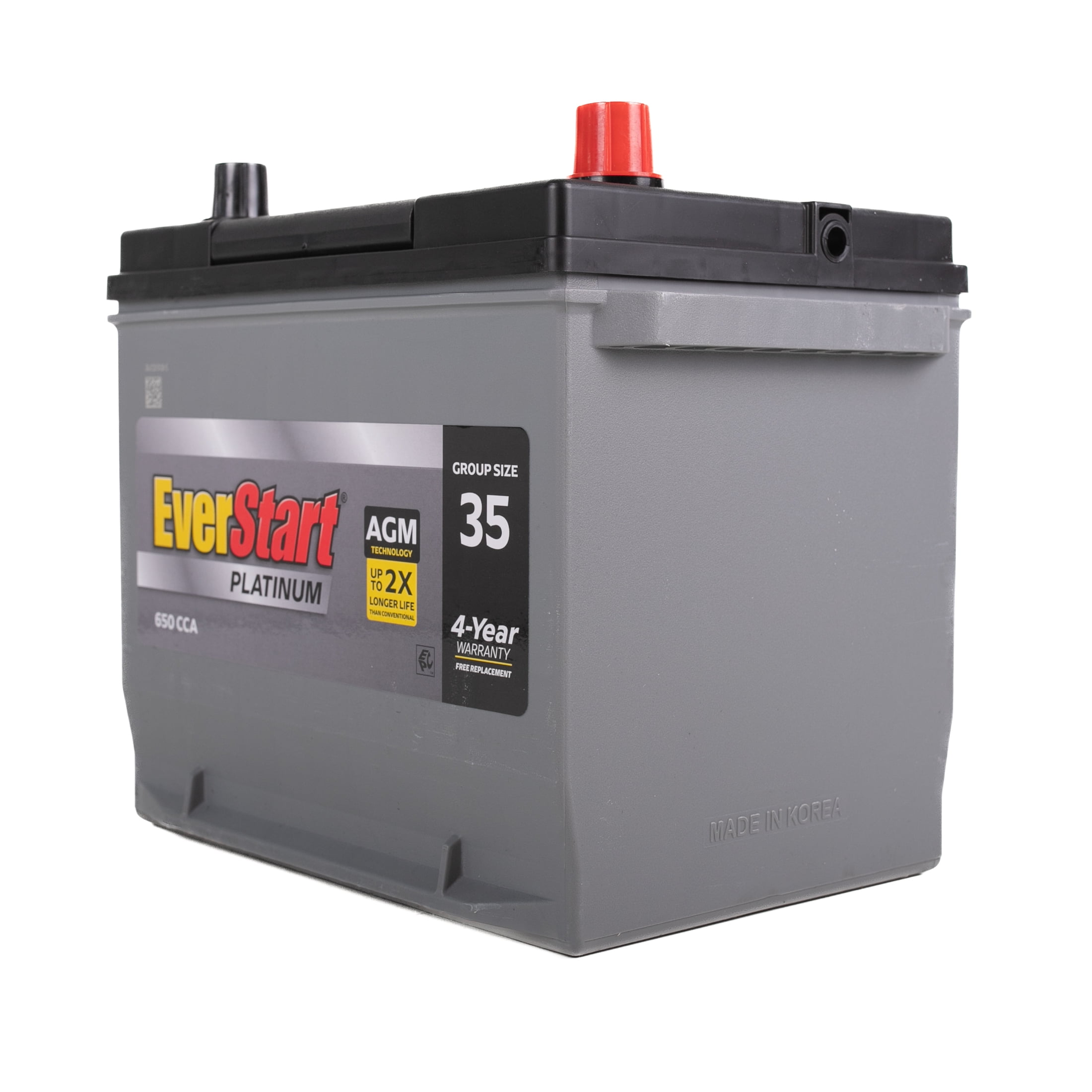 EverStart Platinum AGM Battery, Group Size 35 Automotive Battery