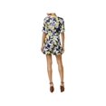 thumbnail image 2 of MAISON JULES $80 Womens New 1543 Navy Floral V Neck Romper M B+B, 2 of 2