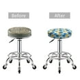 thumbnail image 3 of Uemuo Circular Pattern Round Bar Stool Seat Covers Washable Stool Cushion Slipcover Elastic Bar Chair Covers-12 inch, 3 of 7