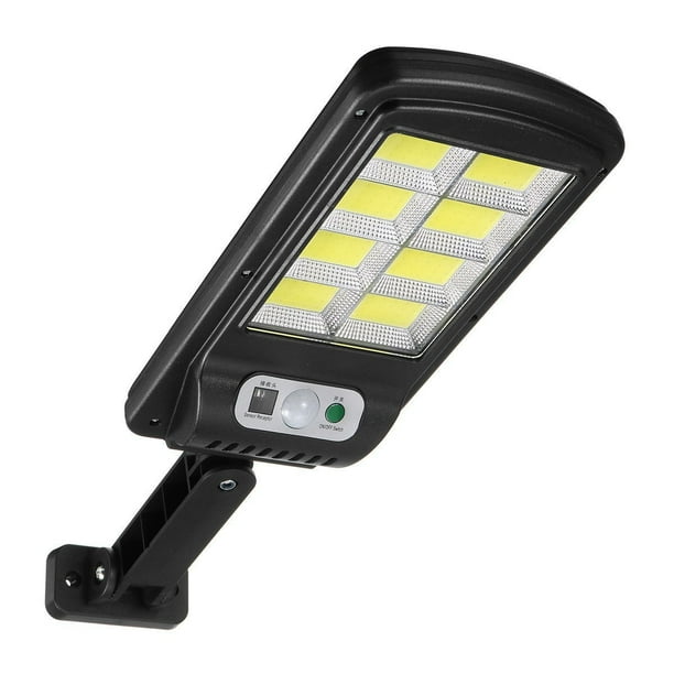 Xihbxyly Artículos en exceso Liquidación Todo Luces de calle solares para exterior, Luces de estacionamiento solares control remoto, sensor de movimiento inalámbrico, luz de pared de seguridad solar