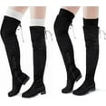 thumbnail image 2 of Thigh High Socks for Women Cable Knit Over the Knee Boot Socks, Long Warm Leg Warmers Winter, 2 of 6