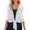 xx-White622, variant on XIAONU Women's Sheer Glitter 3/4 Sleeve Tie Front Cardigan Open Front Lightweight Night Out Party Layering Cover Up Top