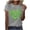 #0347-Gray, variant on Uootdi St Patrick's Day Tees for Women Short Sleeve Crewneck Heart Shamrock Print Holiday Parades Casual Blouses Shirts Tops Gift