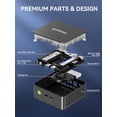 thumbnail image 6 of GMKtec Mini PC, Intel Core i3-10110U(Up to 4.1GHz), 16GB DDR4 512GB SSD, Mini Desktop Computer, Dual HDMI, NucBox G3 Pro, 6 of 8