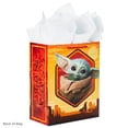 thumbnail image 3 of Hallmark 13" Large Star Wars Gift Bag with Tissue Paper (Baby Yoda, The Mandalorian) for Christmas, Birthdays, Baby Showers, Halloween, May the Fourth, 3 of 4