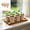 Beige_Hot#1235, variant on 6-Cell Silicone Seedling Pot Tray with Drainage and Breathable Design | Foldable Nursery Planter with Water Catch Tray for Starting Small Plants Herbs Succulents Indoor Gardening