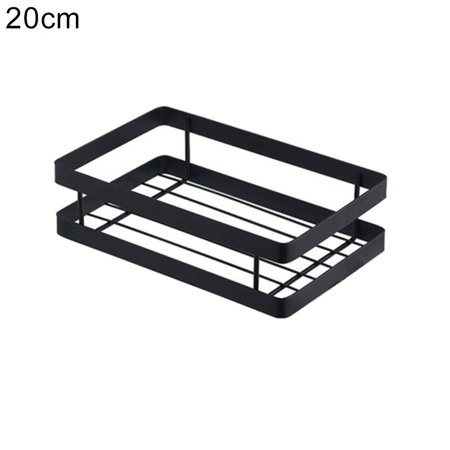 

Papaba Storage Rack Wall Mount Metal Storage Shelf Kitchen Spice Bottle Jar Rack Bathroom Organizer