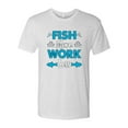 thumbnail image 2 of Wild Bobby, Fish More Work Less Pro Fishermen, Fishing, Men Premium Tri Blend Tee, Heather White, X-Large, 2 of 4