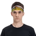 thumbnail image 2 of Daiia Horse Sunflowers printed Men's Performance Headband,Sports Headbands,Moisture Wicking Workout Headband, 2 of 9