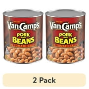 (2 pack) Van Camp's Pork and Beans, Canned Beans, 114 oz.