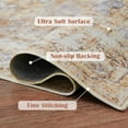 thumbnail image 4 of RUGKING Area Rug 2x3 Indoor Entryway Vintage Red Print Carpet Distressed Chenille Thin Mat Foldable Non Slip Accent Rug for Kitchen Living Room, 4 of 5