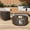 Brown, variant on COSIEST Outdoor Propane Fire Pit Coffee Table, 28-inch Magnesium Oxide Round Base Patio Heater, 40,000 BTU Stainless Steel Burner, Free Lava Rocks, Waterproof Cover, Tank Cover, Gray