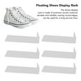 thumbnail image 3 of Floating Shoes Display Rack, Wall Levitating Rack Holder Wide Front Tilting Resistant Transparent Look   for Home Shoes Store, 3 of 7