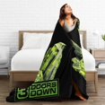 thumbnail image 4 of 3 Doors Downs Blanket Throw Bedding Room Decor Flannel Blankets for Bed Sofa Warm Blankets 40"x30", 4 of 6