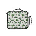 thumbnail image 3 of Tractor and Harvesters Gray Pattern Insulated Lunch Bag with Shoulder Strap and Bottle Holder,Bento School Lunch Bag Box,11x9.5x3.5 Inches, 3 of 5