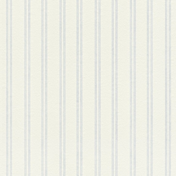 Brewster Home Fashions Elliott White Stripe Paintable Wallpaper
