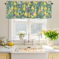 thumbnail image 4 of Valances for Windows Watercolor Chicken Easter Eggs Rod Pocket Short Curtain for Bathroom Living Room Bedroom Spring Flowers Grasses 1 Panel 42x12in, 4 of 9