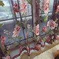 thumbnail image 3 of 100x200cm Elegant Floral Pattern Tulle Voile Door Window Curtain Drape Panel Sheer Scarf Valances, 3 of 9