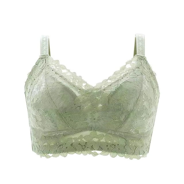 Women‘s Solid Color Ultra Thin Bra Anti Sag Minimizing Effect Wire Back Smoothing Side Support Lingerie