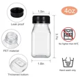 thumbnail image 3 of 24 Pack 4oz Empty PET Plastic Juice Bottles with Leak-Proof Caps Lids, Reusab..., 3 of 5