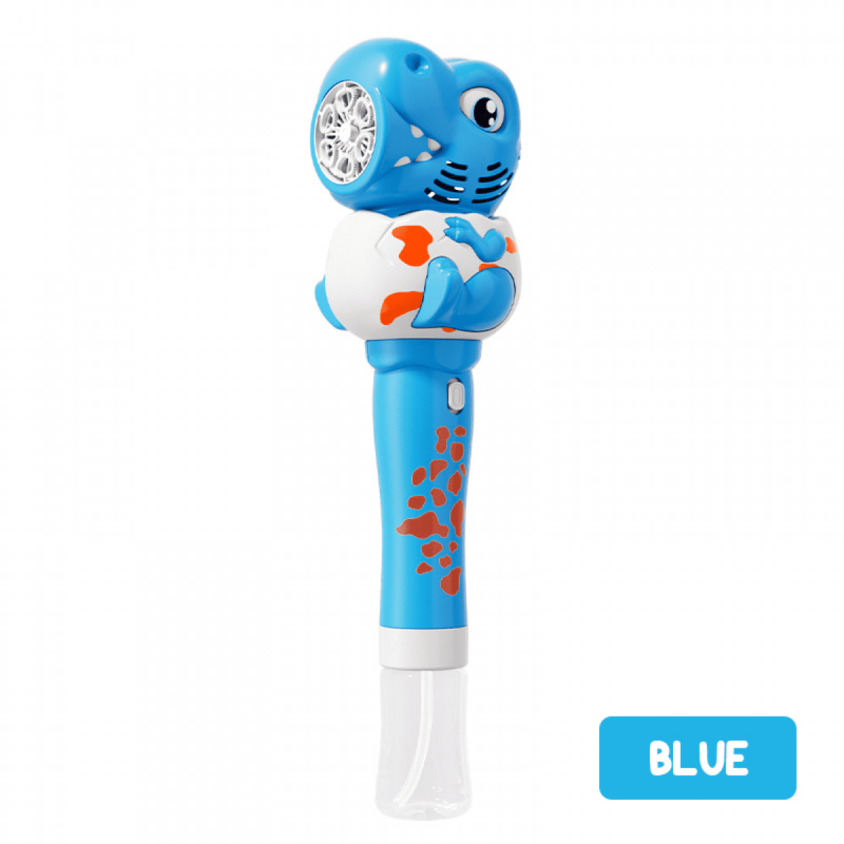Dinosaur Bubble Wand for Kids, Electric Bubble Blower for Boys Girls Outdoor Play Garden Yard Party Bubble Fun Gifts Idea(Blue)