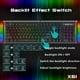 thumbnail image 4 of mecánico para juegos con RGB retroiluminado USB con cable de ordenador Panel de superficie de Metal 104 teclas estándar funciones Interruptores rojos, 4 of 9