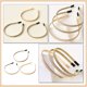 thumbnail image 3 of KALLORY 3Ud Cintillos Metálicos Delgados Dorados Accesorio Para Celebraciones Y Eventos Especiales, 3 of 8