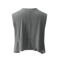 thumbnail image 5 of Tittly Spring Tops for Women Tank Top for Women Women Activewear Running Workouts Yoga Sport Tank Tops Shirt Sleeveless Top Vest for Women Grey M, 5 of 6