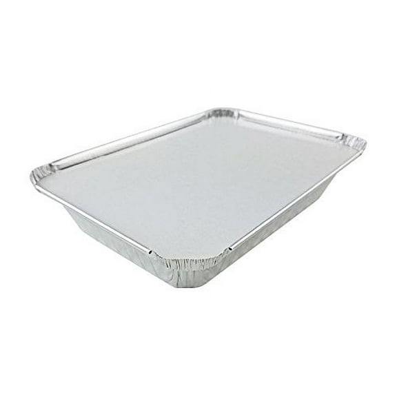 Handi-Foil 2 lb. Oblong Aluminum Carry-Out Food Storage Container w/Board Lid (pack of 50)
