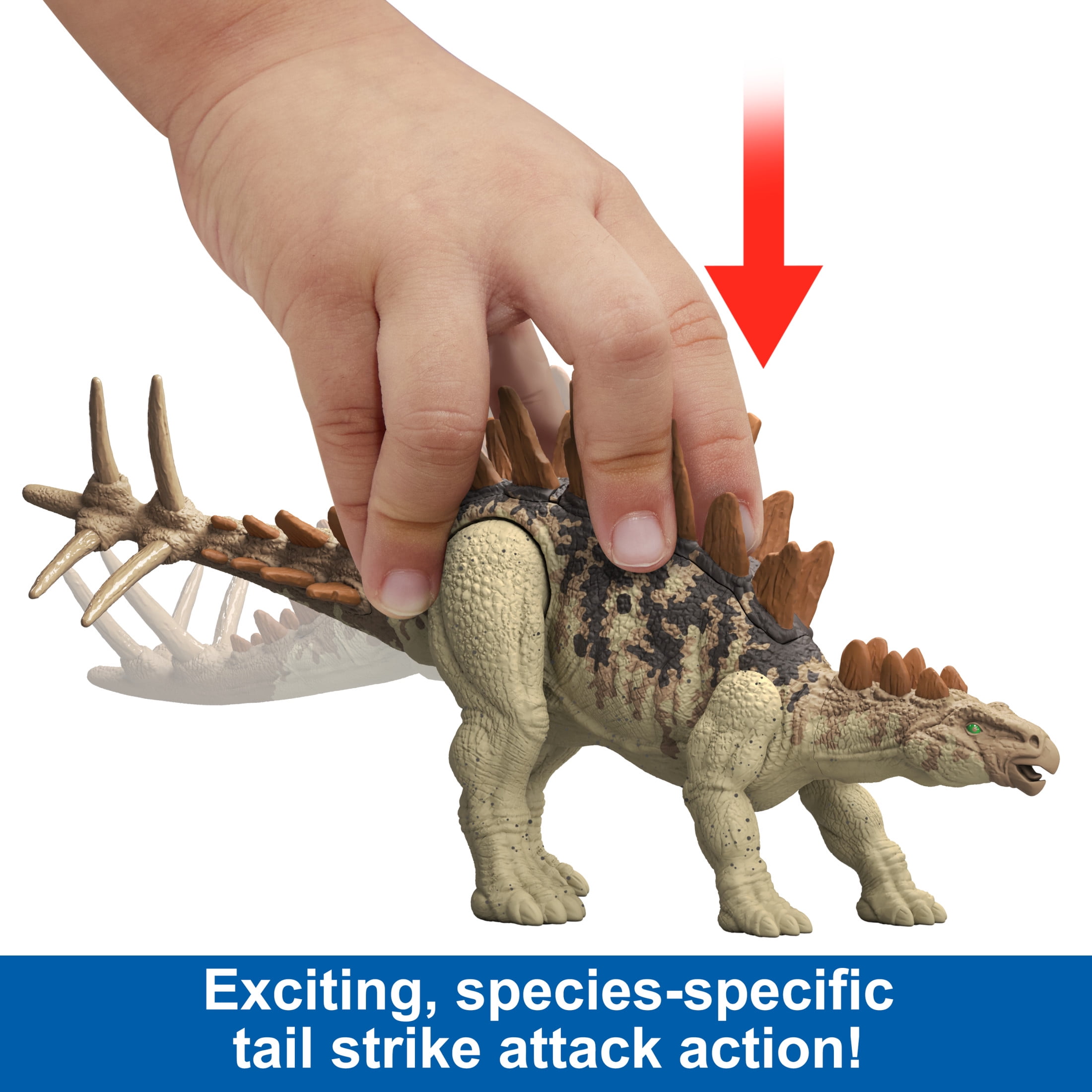 Jurassic World Strike Attack Tuojiangosaurus Dinosaur Toy with Single Strike Action