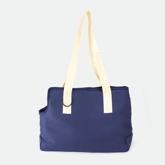Navy Canvas Soft Sided Dog Carrier, Lightweight Bag
