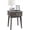 Smoky Wood, variant on Caffoz End Side Table with Fully Extended Storage Drawer,Golden Oak