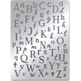 thumbnail image 2 of Letters Stencils Irregular A to Z Alphabet Metal Stencil Uppercase Lower Letters Template for Painting Wood Burning Engraving Scrapbooking 7.5x5.5 inch, 2 of 9
