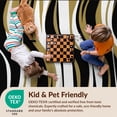 thumbnail image 4 of Design&I 6'x9' Ultra Soft Area Rug, Abstract Undulating Lines Modern Geometric Block Print Style None Fluffy Washable Non Shedding for Guest Room Bedroom Living Room, 4 of 7