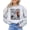 Gray Sweatshirt, variant on Tipsy Witch Society Halloween Sweatshirt for Women Funny Witchy Cocktail & Black Cat Sweater Black Sweatshirt Adult Medium