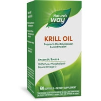 Nature's Way Krill Oil Softgels, Supports Cardiovascular and Joint Health*, Omega-3, Unisex, 60ct
